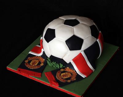 Football_Manchester United - Cake by Anka
