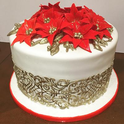 Joyful Christmas cake  - Cake by Tisha Frank