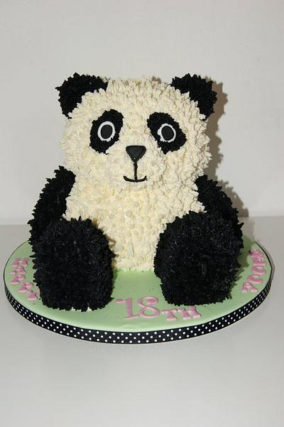 Cuddly panda - Cake by thesweetlittlecakery