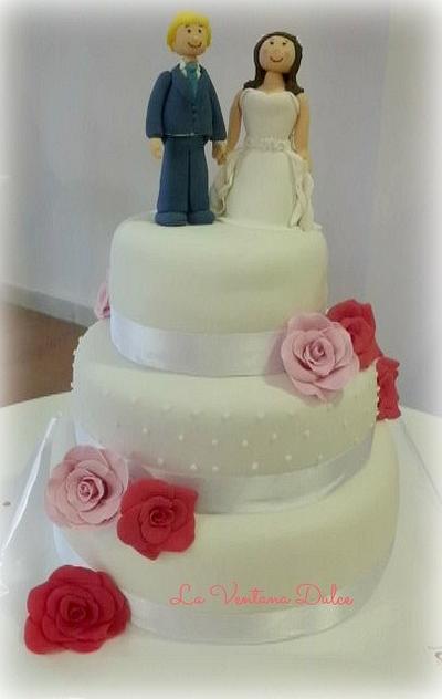 Wedding Cake - Cake by Andrea - La Ventana Dulce