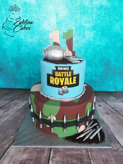 Fortnite cake - Cake by Zaklina