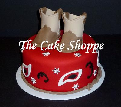 Western themed baby shower cake - Cake by THE CAKE SHOPPE