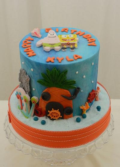 Sponge Bob - Cake by Sugarpixy