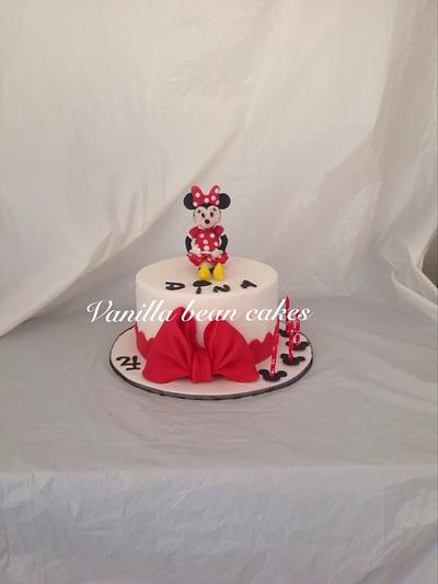 Minnie Mouse - Cake by Vanilla bean cakes Cyprus