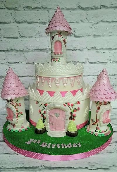 Princess castle cake - Cake by Jenny Dowd