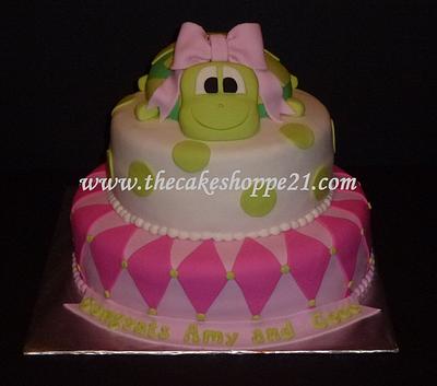 turtle baby shower cake - Cake by THE CAKE SHOPPE