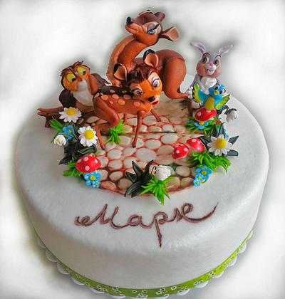 bambi cake - Cake by daroof