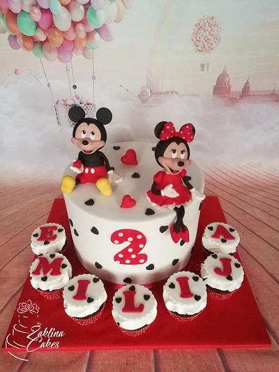 Minnie and Mickey  - Cake by Zaklina