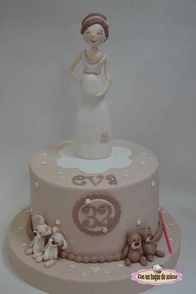 Pregnant cake - Cake by Con un toque de azúcar - Georgi