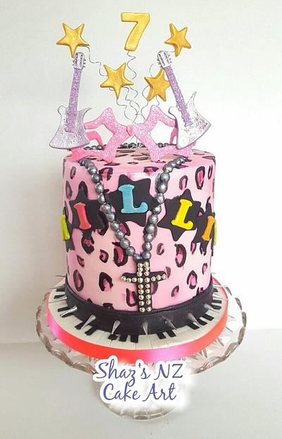 Rock star cake - Cake by Shazyone