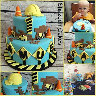 Construction Birthday Cake!  - Cake by Shazdeh Cakes