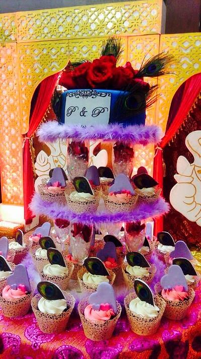 A Pretty Indian Wedding  - Cake by SGBirthdaycakes