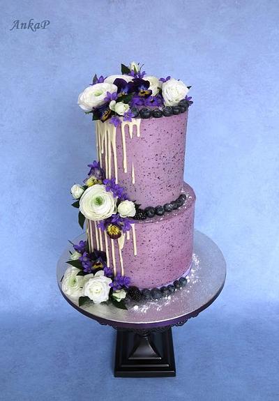 Blueberries cake - Cake by AnkaP