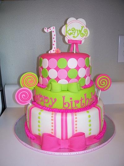 Lollipop Cake - Cake by Kimberly Cerimele