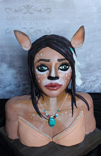 Deer Woman - Cake by Love Blossoms Cakery- Jamie Moon