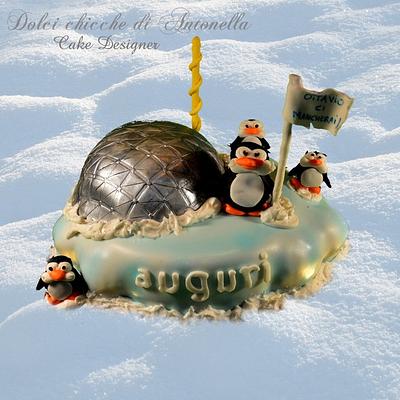 cake antarctica penguins - Cake by Dolci Chicche di Antonella