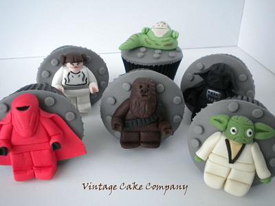 Star Wars Lego Characters - Cake by Paula Wright