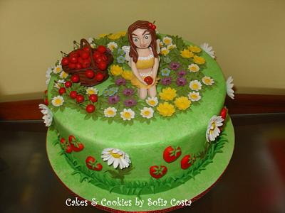 Cherry fairy - Cake by Sofia Costa (Cakes & Cookies by Sofia Costa)
