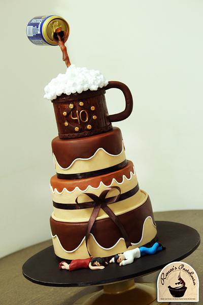 Gravity Defying Cake - Cake by purbaja