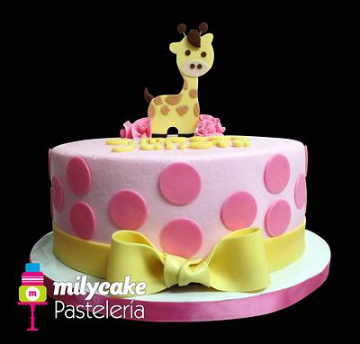 Baby Giraffe - Cake by Mily Cano