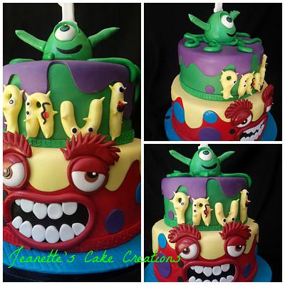 Monster Cake 1 - Cake by Jeanette's Cake Creations and Courses