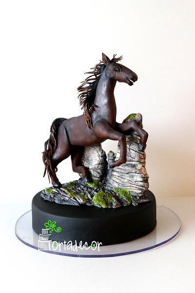 Jewel the chocolate mare - Cake by Agnes Havan-tortadecor.hu