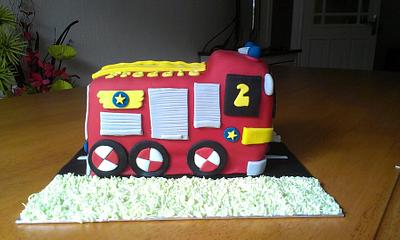 Fire engine cake - Cake by Amy