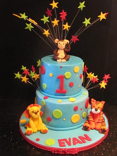 star circus  - Cake by d and k creative cakes