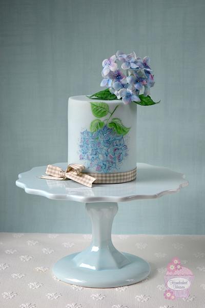 Something blue - Cake by Amanda Earl Cake Design