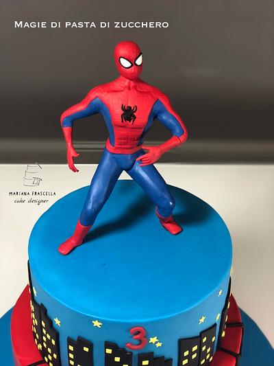 Spiderman  - Cake by Mariana Frascella