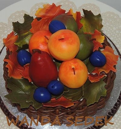 the basket of fruits - Cake by mysweetdecorations