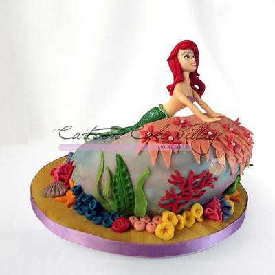 Little mermaids - Cake by Eliana Cardone - Cartoon Cake Village