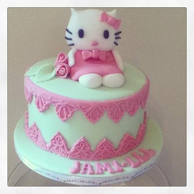 Hello kitty - Cake by Tootsiedootsie1