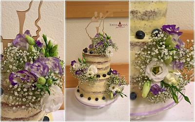 Wedding cake & Fresh flowers - Cake by Tortolandia