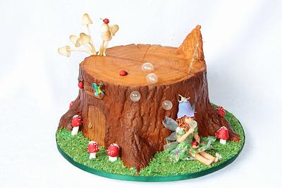 Tree stump cake - Cake by Anastasia Kaliazin