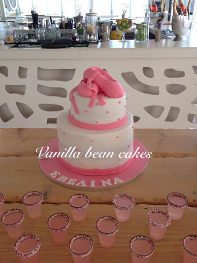 Ballerina christening. - Cake by Vanilla bean cakes Cyprus