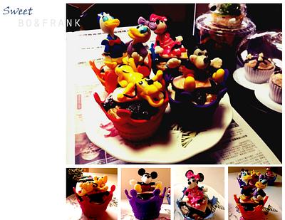 Collection of Mickey Mouse and friends cupcakes  - Cake by sweetBO&FRANK