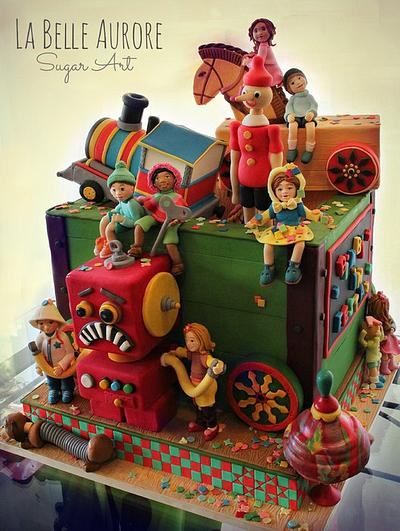 Vintage Toys - Cake by La Belle Aurore