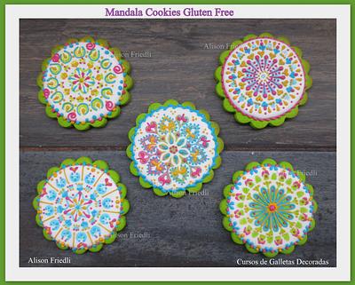 Mandala Cookies, Gluten Free - Cake by Alison Friedli