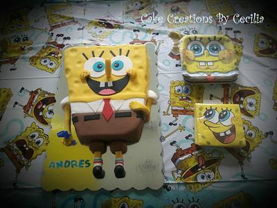 SpongeBob Cake - Cake by CakeCreationsCecilia