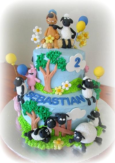 Shaun the Sheep Cake - Cake by gailb