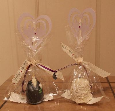 Wedding cake pops for top table - Cake by marge1