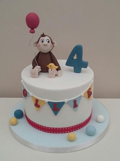 Curious George  - Cake by The Buttercream Pantry