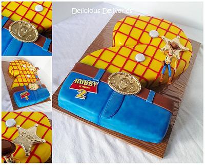 Toy Story Themed Number Cake - Cake by DeliciousDeliveries