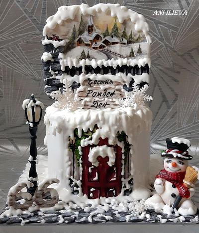 Winter Story - Cake by aniilievacakes