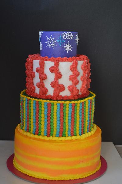 Candy land theme cake  - Cake by onceuponacake3