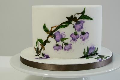 handpainted cake - Cake by Franci´s Cupcakes