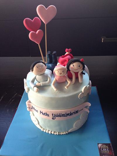 So Happy as to feel like on the clouds with balloons - Cake by Cake Lounge 