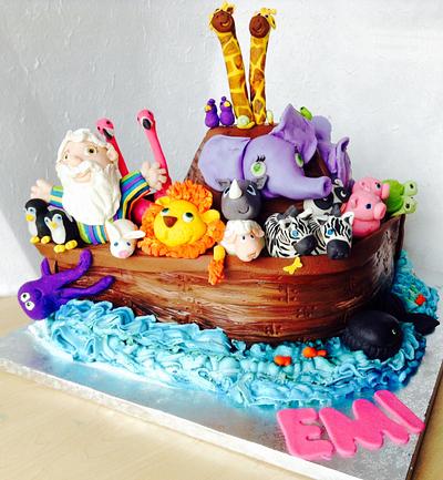Noah's ark fo a 5 year old - Cake by Joy Apollis