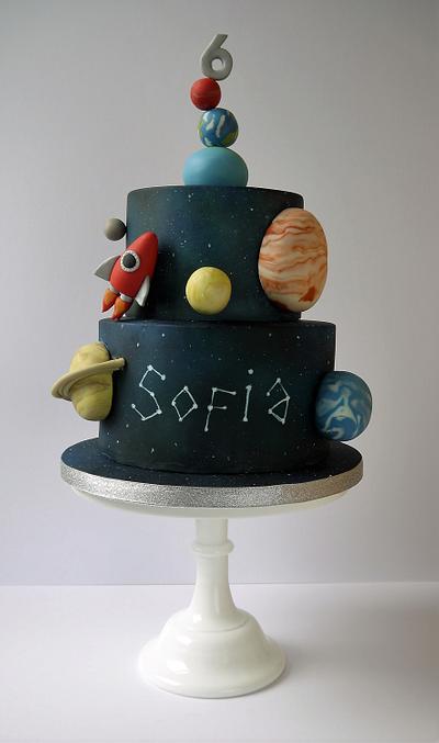 Solar System Birthday Cake - Cake by The Little Kendal Cakery